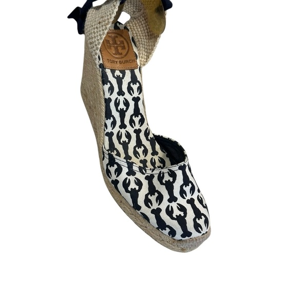 Tory Burch Lobster Espradrille Right Shoe US 7.5 EU 38 - Picture 3 of 7